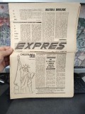 Expres, ziar independent, director Cornel Nistorescu, 2 martie 1990, anul 1, nr. 5, caricaturi, A0001