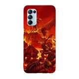 Husa compatibila cu Oppo A54 5G, Viceversa, model Doom Monsters, Silicon, TPU, Transparent, Carcasa