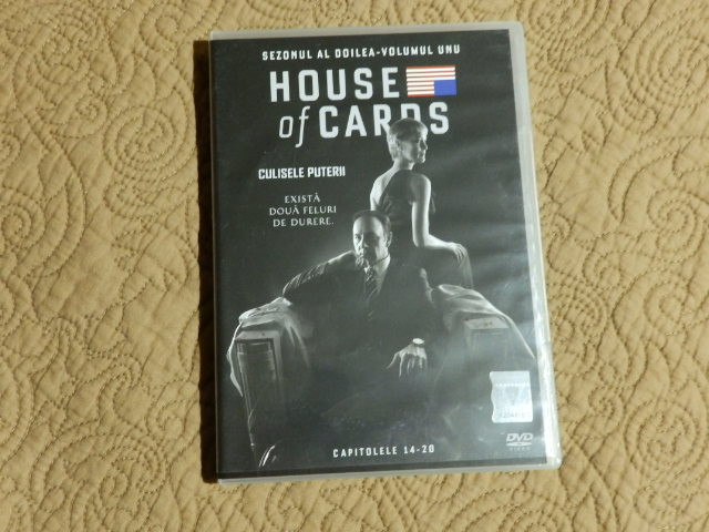 DVD film HOUSE of CARDS (Culisele Puterii)/Sezonul al 2-lea; volumul 1/Cap 14-20