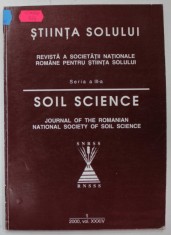 STIINTA SOLULUI , REVISTA , NR. 1 , VOLUMUL 34 , 2000 foto