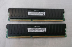 Kit memorii Corsair vengeance LP 8gb (2x4gb) ddr3 la 1600nhz XMP foto