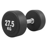 Cumpara ieftin Gantera SportMann Profi 27,5 kg cu invelis poliuretan pentru fitness
