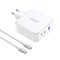 Incarcator Retea Cu Cablu USB-C UGREEN CD289, 140W, 5A, 1 x USB-A - 2 x USB-C, Alb