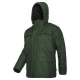 JACHETA CAPTUSITA USOARA CU GLUGA / VERDE - 2XL