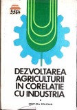 DEZVOLTAREA AGRICULTURII IN CORELATIE CU INDUSTRIA-CONSTANTIN GRIGORESCU-351013