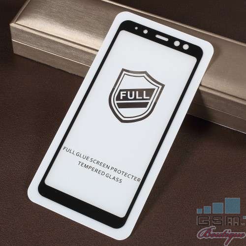 Geam Protectie Display Samsung Galaxy A8 2018 Acoperire Completa 2,5D Negru Geam Protectie Display Samsung Galaxy A8 2018 Acoperire Completa 2,5D Negru