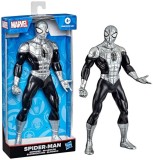 Figurina Omul Paianjen Spider-Man Hasbro 24 cm Costum Blindat Argintiu cu Negru