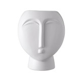 Vaza decorativa din ceramica, Model Fata, 17x21.6 cm, ATU-087305, Oem