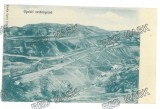 5820 - GHELARI, Hunedoara, IRON Mine, Panorama, Romania - old postcard - unused