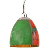 Lustra suspendata industriala 25 W multicolor 42 cm E27 rotund