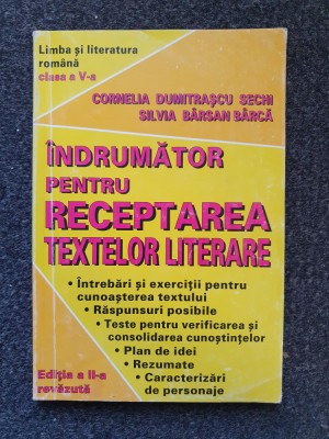 INDRUMAR PENTRU RECEPTAREA TEXTELOR LITERARE CLASA A V-A - Sechi, Barca foto