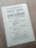 Cumpara ieftin Program/pliant concert George Georgescu, 1944