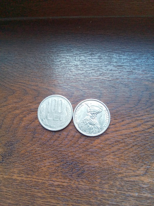 Monede 100 lei cu chipul lui Mihai Viteazul
