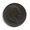 Marea Britanie WILLIAM IV HALF PENNY , Copper 1831 - F/VF