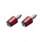 Set 2 capeti ghidon moto conici, culoare rosu, din aluminiu Cod Produs: MX_NEW AW56922R