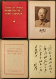 rara 1968 MAO TZE-DUN Citate din Operele Presedintelui Chinei 440pg LIMBA ROMANA Portret Mao China Manifest Propaganda Politica Economie Cartea rosie