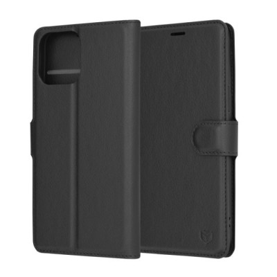 Husa pentru iPhone 13 Pro Max - Techsuit Leather Folio - Black foto