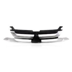 Grila radiator, masca fata Mitsubishi Outlander, 05.2015-, parte montare centrala, crom/negru, 52X205, Aftermarket