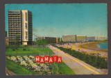 CPIB 24775 CARTE POSTALA - MAMAIA: VEDERE GENERALA, INTRAREA IN STATIUNE, HOTEL PARC, CIRCULATA, 1966, STAMPILE, KRUGER