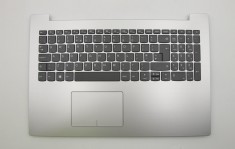 Carcasa superioara cu tastatura palmrest Laptop, Lenovo, IdeaPad 320-15IAP Type 80XR, 81A3, 81CS, 5CB0N86475, AM13R000600, AP13R000310, Platinum Grey,