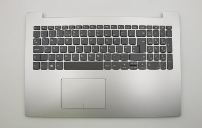 Carcasa superioara cu tastatura palmrest Laptop, Lenovo, IdeaPad 320-15IKB Type 80XL, 80YE, 81BG, 81BT, 5CB0N86475, AM13R000600, AP13R000310, Platinum foto