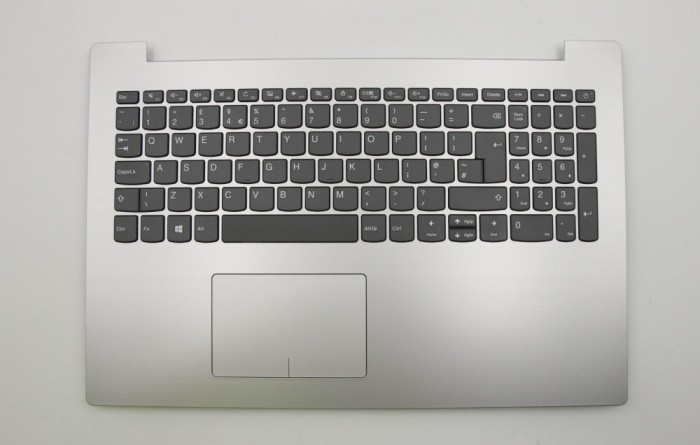 Carcasa superioara cu tastatura palmrest Laptop, Lenovo, IdeaPad 320-15IKB Type 80XL, 80YE, 81BG, 81BT, 5CB0N86475, AM13R000600, AP13R000310, Platinum
