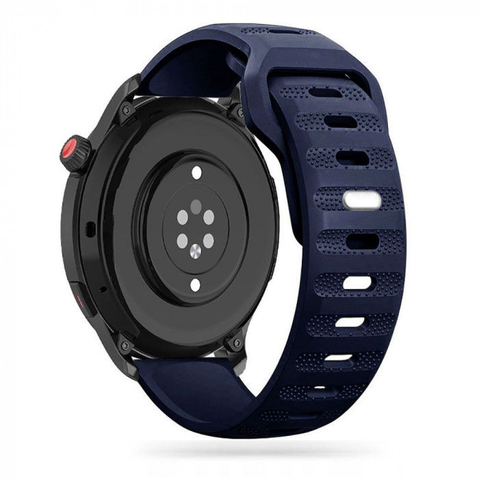 Curea Tech-Protect Iconband Line pentru Samsung Galaxy Watch 4/5/5 Pro/6 Albastru inchis