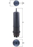 MAHLE KL 872/7 filtru combustibil