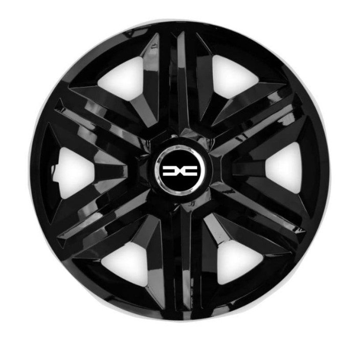 Set 4 Capace Roti pentru Dacia Nou, model Fast Black, R15