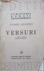 VERSURI. A TREIA EDITIE IARAS ADAOGITA-TUDOR ARGHEZI-251570