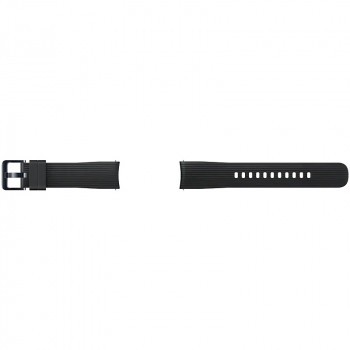 Samsung Galaxy Watch 42 mm, curea din silicon Gear Sport 20 mm negru ET-YSU81MBEGWW foto