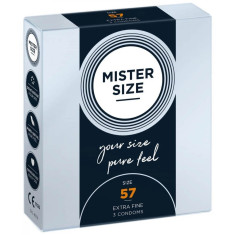 Mister Size - Prezervative Dimensiune Mare 57 mm 3 Bucăți
