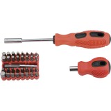 Set biti si antrenor 35 piese TOP TOOLS pentru insurubare