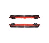 Ornament difuzor de bara universal 130cm Negru+Rosu