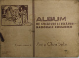1929 ALBUM CUSATURI SI TESATURI NATIONALE ROMANESTI , ANI si OLIVIA SIRBU