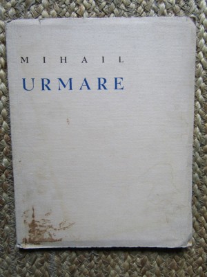 Carte veche Haig Acterian / Mihail Urmare versuri foto