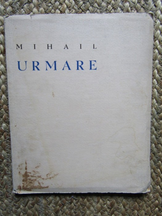 Carte veche Haig Acterian / Mihail Urmare versuri