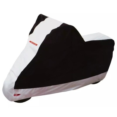 Husa moto BikeTec impermeabila, negru/gri, marime L foto