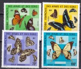 Afars si Issas 1975 fauna fluturi MI 125-128 MNH