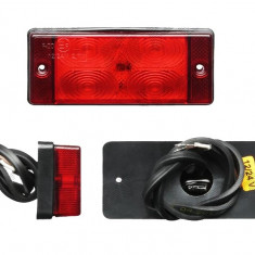 Lampa auto BestAutoVest pentru ceata rosie cu leduri 12V , 108x46x25mm , 1 buc.