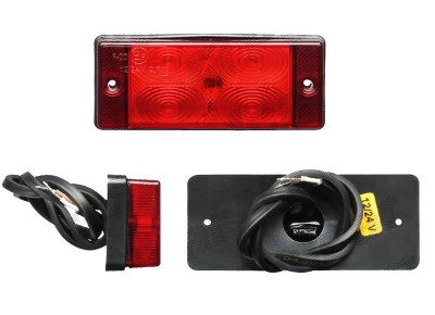 Lampa auto BestAutoVest pentru ceata rosie cu leduri 12V , 108x46x25mm , 1 buc. foto