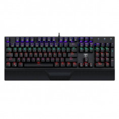 Tastatura Gaming T-Dagger Destroyer Mecanica Iluminare rainbow swtich-uri albastre foto