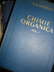 Chimie Organica Vol.1-2 (al Doilea Volum Uzat) - Nenitescu ,549308 foto