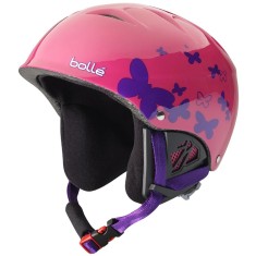 Cască de schi BOLL&Eacute; B-Kid shiny pink - butterfly (49-53 cm)