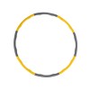 Hula Hoop Fitness, 100cm, Plastic cu Spuma, Galben/Gri - Cerc Exercitii, Tonus Muscular