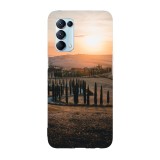 Husa compatibila cu Oppo A74 5G model Country side road, Silicon, TPU, Viceversa, Transparent, Carcasa