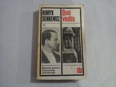 QUO VADIS - HENRYK SIENKIEWICZ foto
