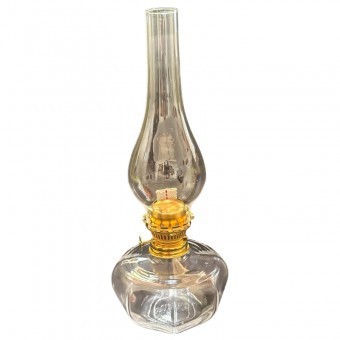 Lampa cu gaz lampant Vivatechnix TR-1018, sticla transparenta foto
