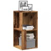 Dulap de colt Gossi lemn vechi 33x33x67 cm, depozitare hol, design compact