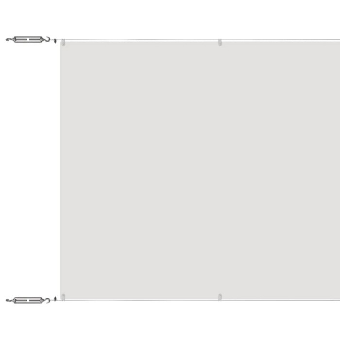 Copertina verticala, alb, 140x800 cm, tesatura Oxford